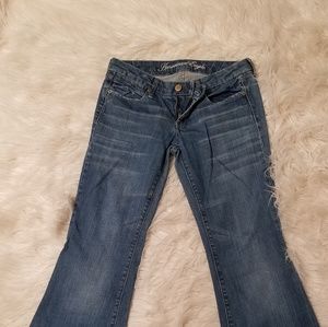 American Eagle bootcut jeans womens 8 short